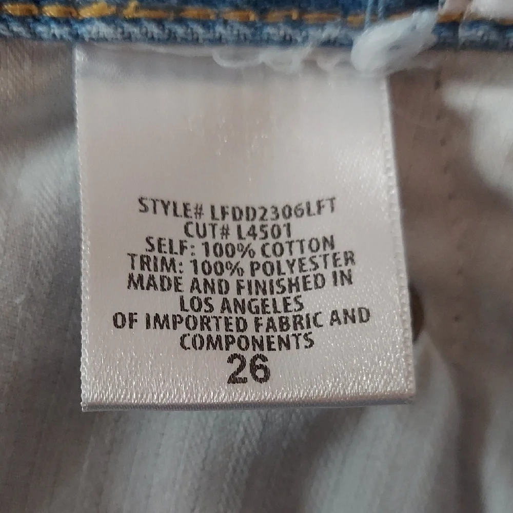 LF The Brand Size 26 Womens Jeans Skirt Small - Picture 10 of 10